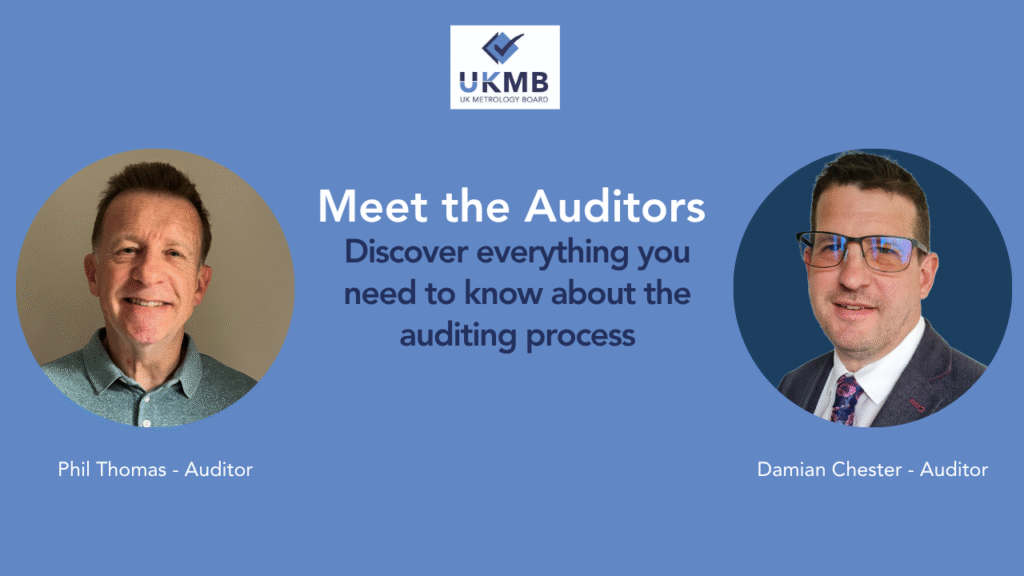 An image promoting our meet the auditors webinar with a picture of Phil Thomas and Damian Chester