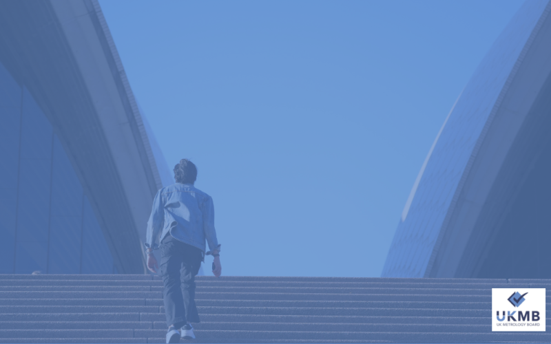 UKMB Blog post (2) A man walking up stairs in London